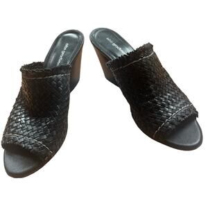 Alto Gradimento woven slides‎ heel 7.5